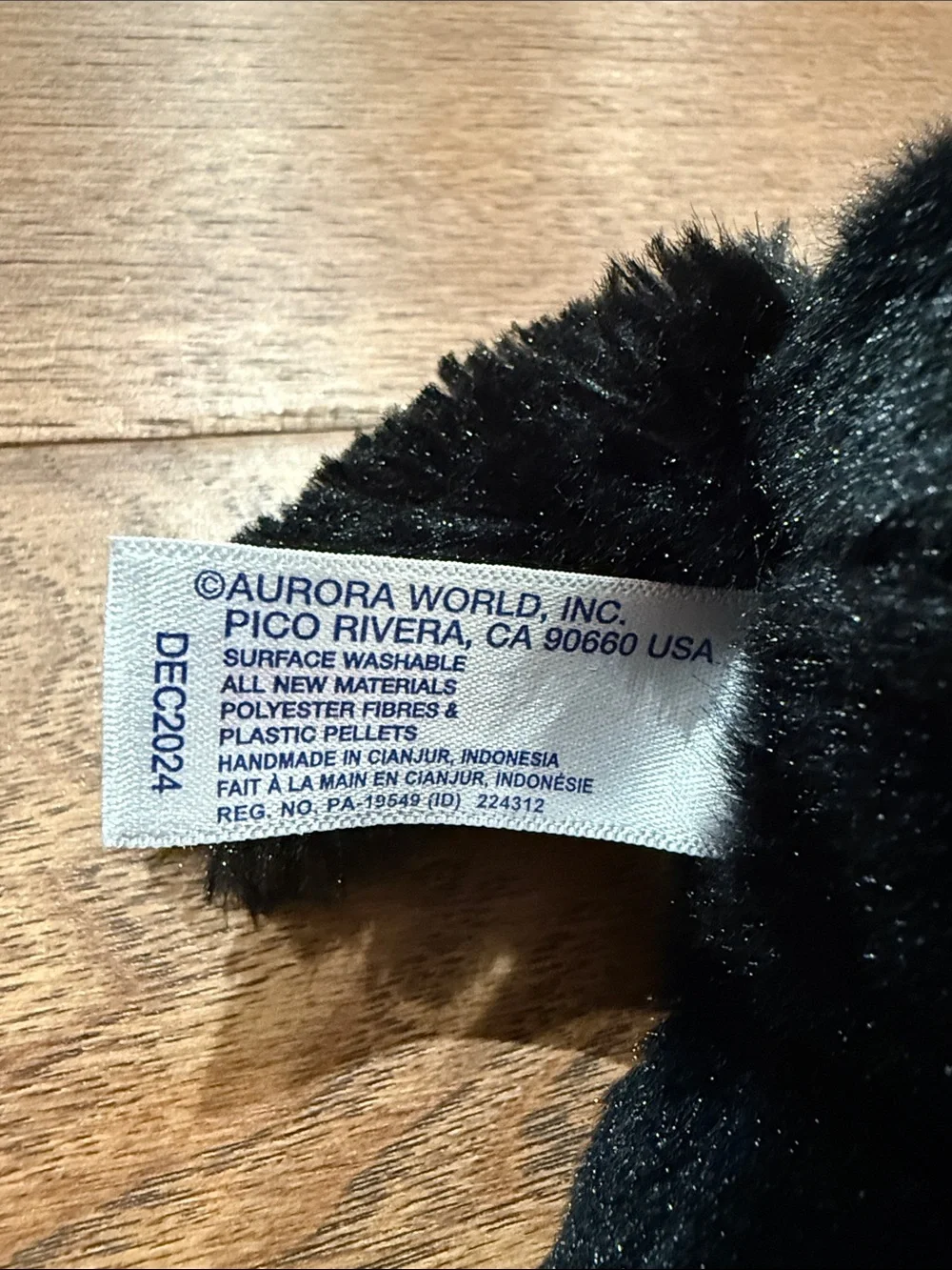Aurora World Beau Horse - Soft Plush - Black and White Horse